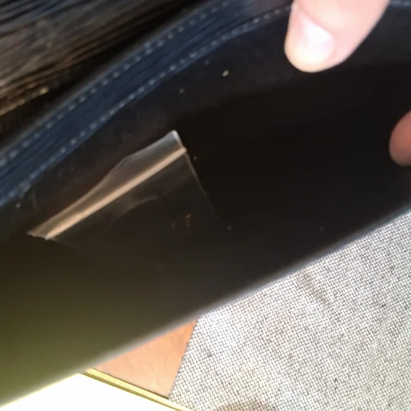 Louis Vuitton Black Clutch with Gold Hardware - Picture 14 of 16